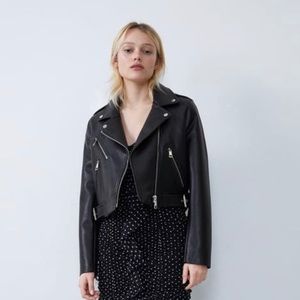 Zara Faux Leather Jacket